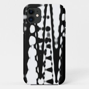 iPhone Da Case-Mate Padrão de ondas abstratas preto e branco para capa