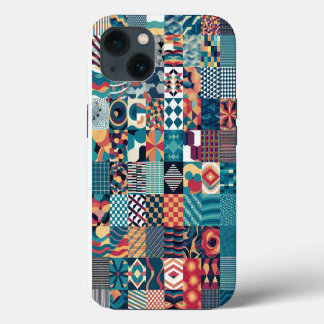 iPhone da Colagem de Grade Artística / iPad case