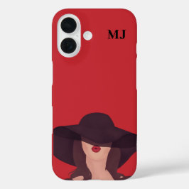 iPhone da Senhora Personalizada de Letras Iniciais