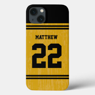 iPhone Dourado 6 do número do jérsei do esporte