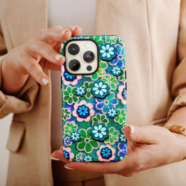 iPhone Hippie Flor Turquesa | Hippie iPhone 13
