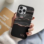 iPhone / iPad case<br><div class="desc">Capa de telefone super moderna e chic com detalhes agatados e mármore.</div>