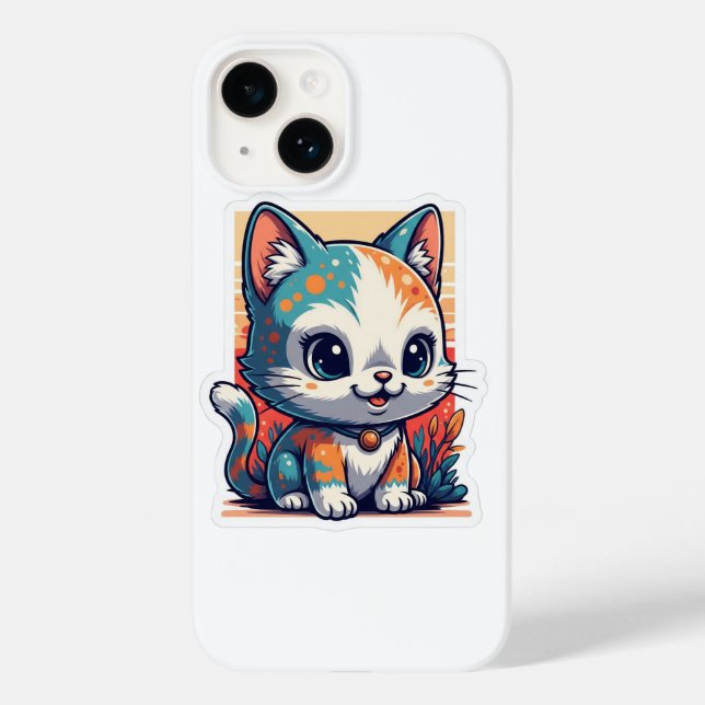 iPhone / iPad case cat (Verso)