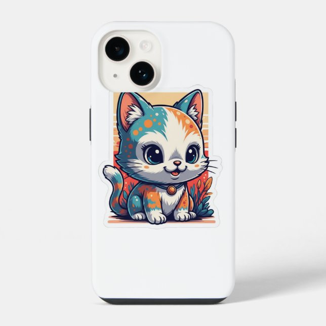 iPhone / iPad case cat (Verso)
