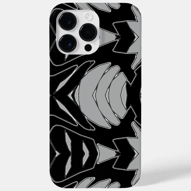 iPhone / iPad case, Um design de cor preta vibrant (Verso)