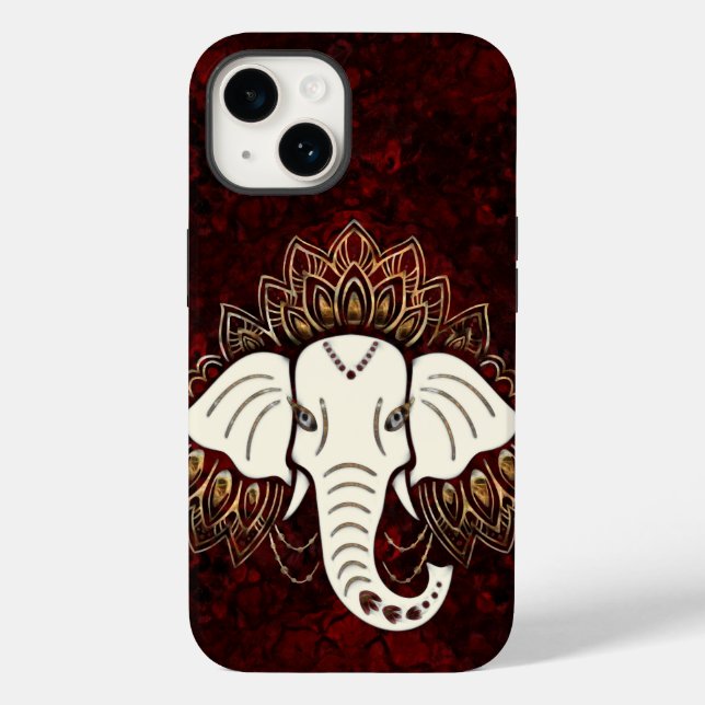 iPhone/iPad de Elefante Branco (Verso)