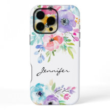iPhone/iPad de Flor de Cores Aquáticas Coloridas