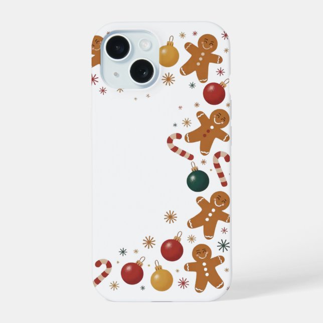 iPhone / iPad de Natal do Gingerbird Man (Verso)