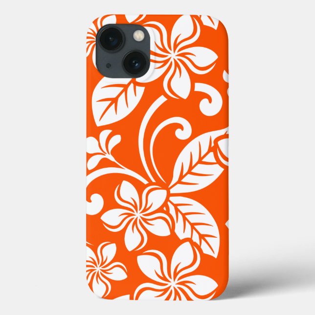 iPhone/iPad ISLAND PLUMERIA (VERY ORANGE) (Verso)