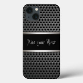 iPhone, iPad, SG3,4,5, Motorola Capas-Carbon Steel