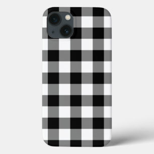 iPhone preto e branco do teste padrão do guingão