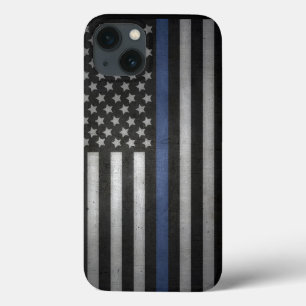 iPhone Thin Blue Line Cell Phone Case