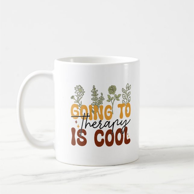 Ir à terapia é uma legal caneca de café (Esquerda)