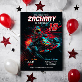 Ir ao Convite de Aniversário do Kart | Convite de