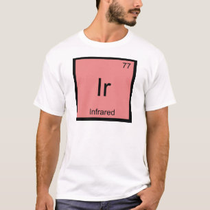 Ir - Camiseta a Laser Símbolo do Elemento Químico