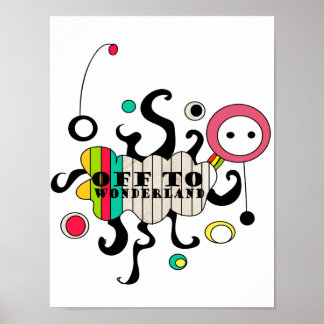 ir para a terra maravilhosa - impressão