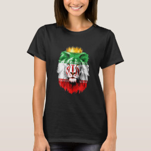 Irã Flag Lion Persia Sem guerra Casual Top Men & W