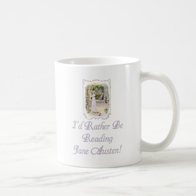 IRBR Jane Austen! Caneca branca clássica, 2 (Direita)