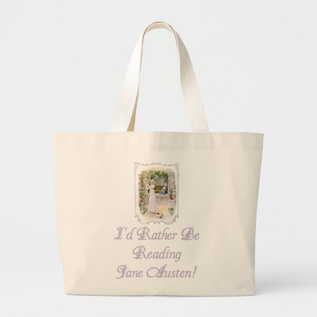 IRBR Jane Austen! O bolsa enorme natural (Frente)