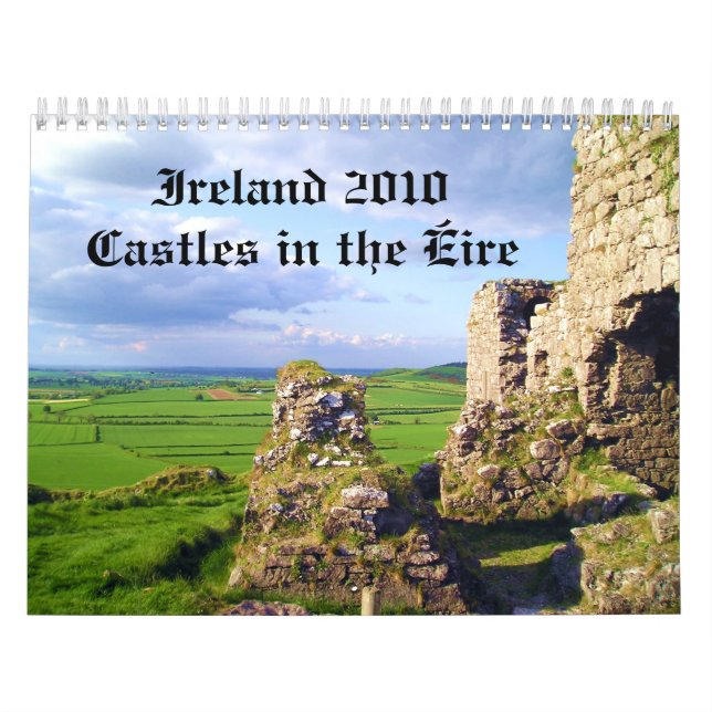 Ireland 2010 castelos no calendário de Eire (Capa)
