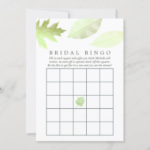 Iridescente Watercolor Autumn Deixa Bridal Bingo