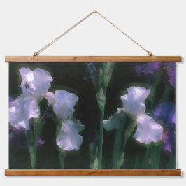 Íris Brancas ao Luar em Flor
