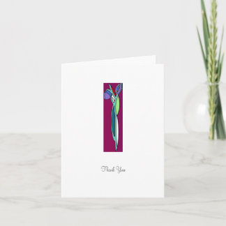 Íris do art deco - cartões de agradecimentos