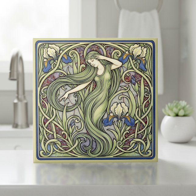 Íris e Musa Art Nouveau Pad#5 ID1193 (Criador carregado)