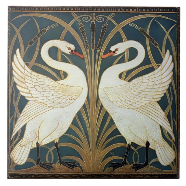 Iris E Rush Swans Walter Crane Swans (Frente)