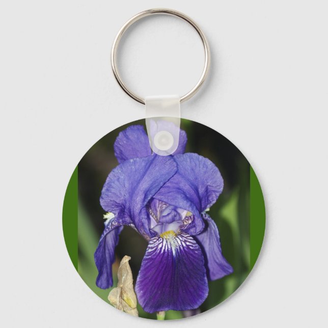 Iris Floral Chaveiro (Frente)