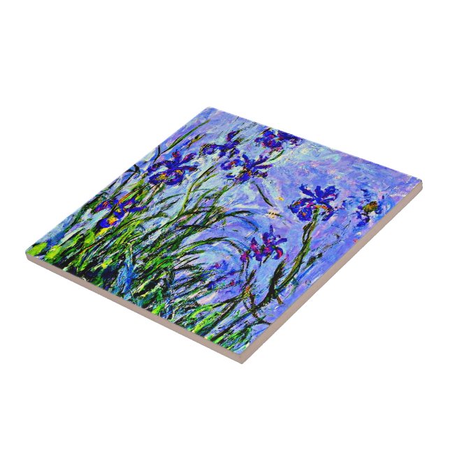 Íris Lilás arte fina de Claude Monet, (Lateral)