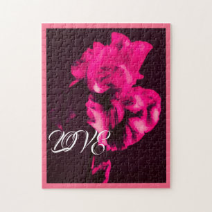 Iris Love Quebra-cabeça cor-de-rosa