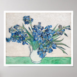 "IRISES", POR VINCENT Van Gogh POSTER