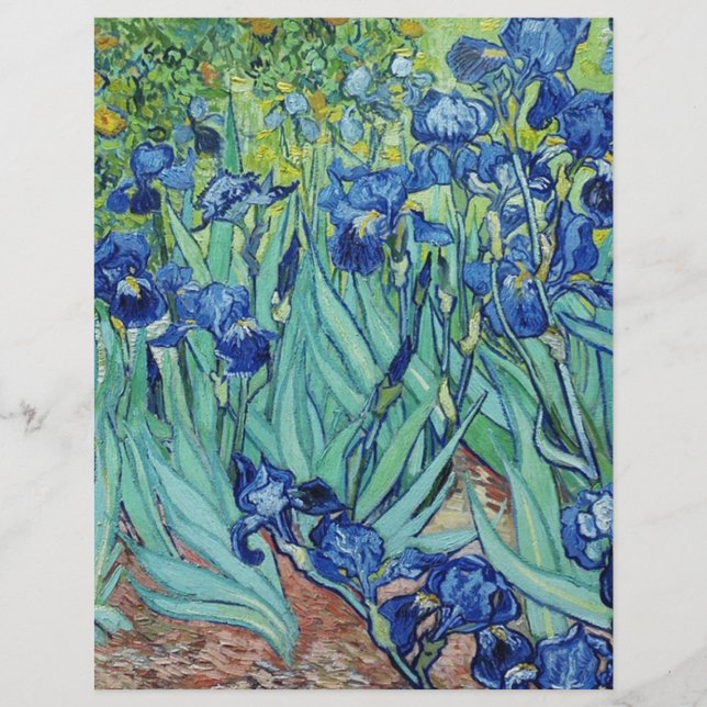 Irises, Vincent van Gogh (Frente)