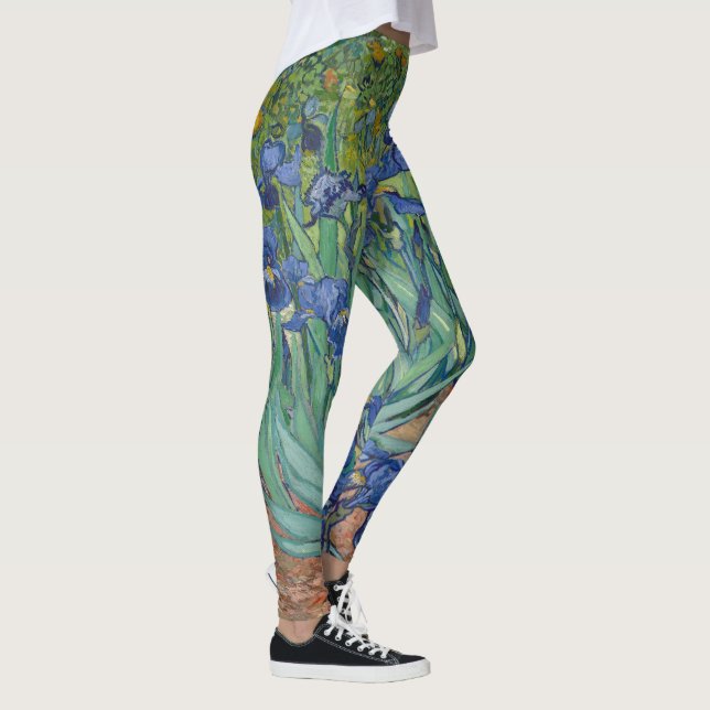 Irises_Vincent_van_Gogh_1889 Leggings (Direita)