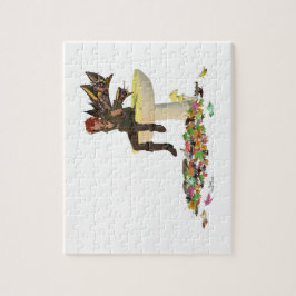 Irish Boy Fairy Sobre A Quebra-cabeça De Jigserra