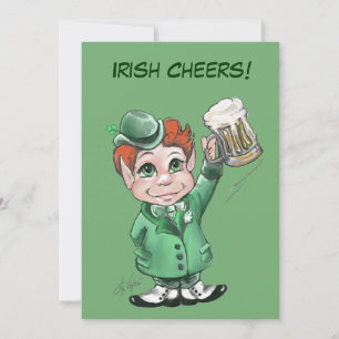 Irish Cheers! Ruas. Convites de festas do Dia de P