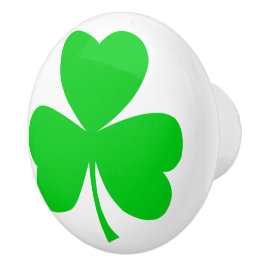 Irish Clover Shamrock Green White