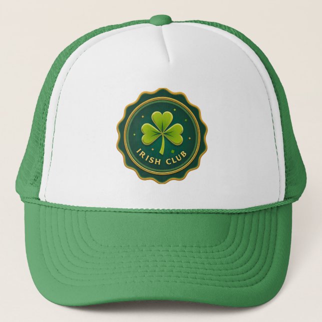 Irish Club St Patrick’s Day Shirt – boné (Frente)