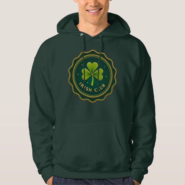 Irish Club St Patrick’s Day Shirt – moletom (Frente)