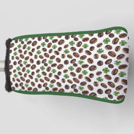 Irish Coffee Beans and Shamrocks Funny Design