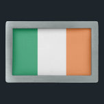 Irish Flag Belt Buckle<br><div class="desc">irlanda, irlandesa, eirã, bandeira, república, de, europa, viagem, país, orgulho, souvenir</div>