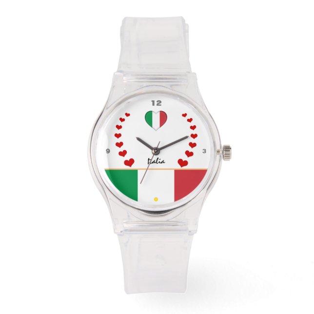 Irish Flag Watch, Itália, relógio de moda / Itália (Frente)