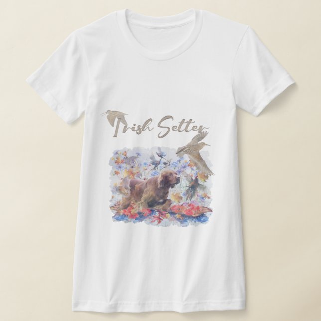 Irish Setter caçando camiseta (Postura )