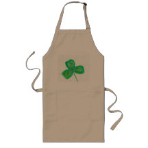 Irish Shamrock Apron