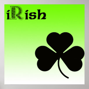 iRish Shamrock Poster