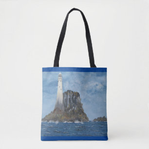Irish Tote Bag, Fastnet Lighthouse, Cork Ireland