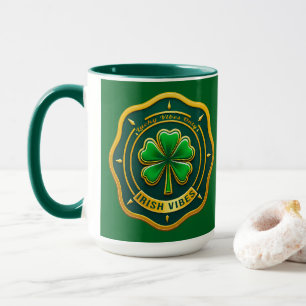Irish Vibes Club St Patrick’s Day - caneca