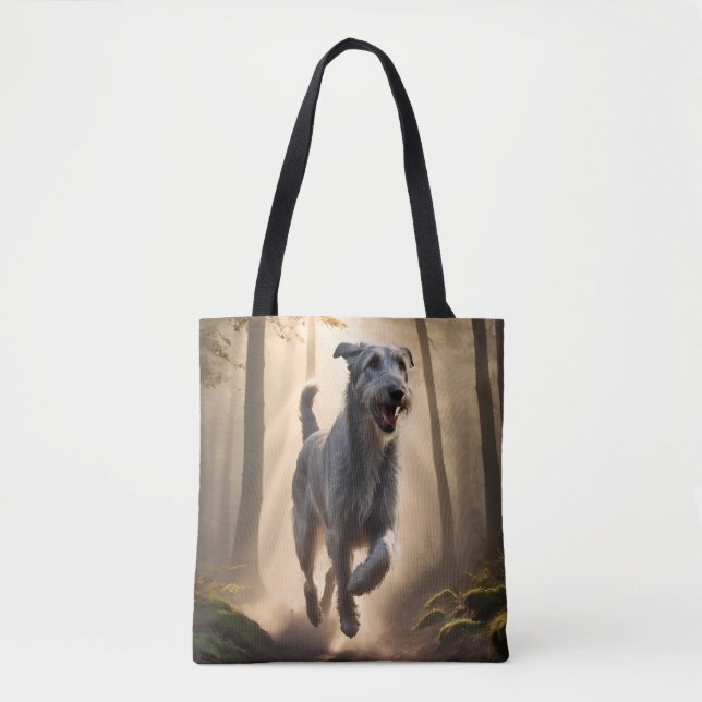 Irish Wolfhound Elegante Tote Bag (Frente)