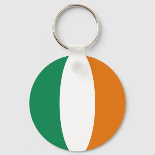 Irlanda Fisheye Flag Chaveiro